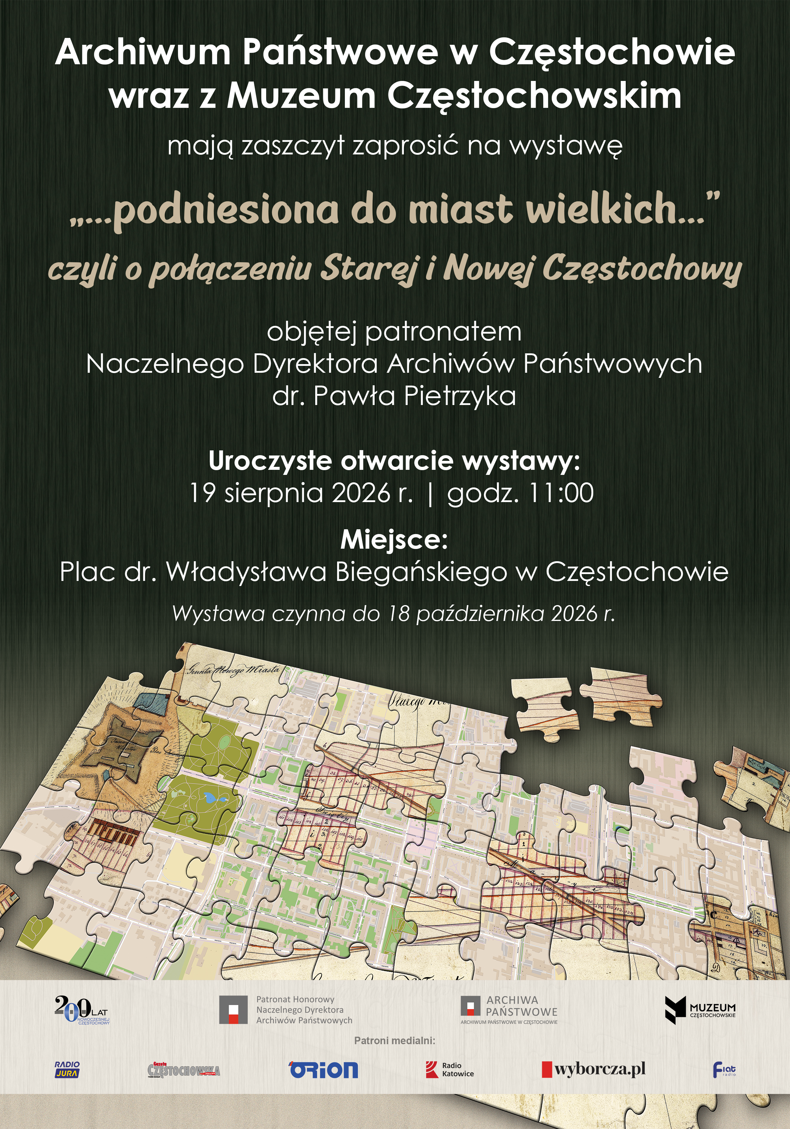 Plakat promujący wystawę